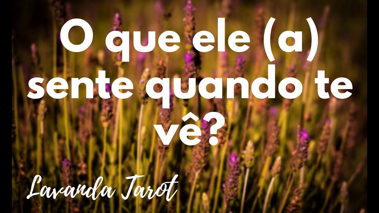 #tarot 💜💌 O que ele (a) sente quando te vê?💜💌