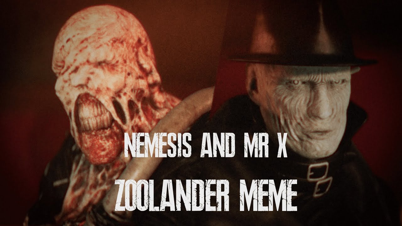 NEMESIS AND MR X | ZOOLANDER MEME | RESIDENT EVIL ANIMATION