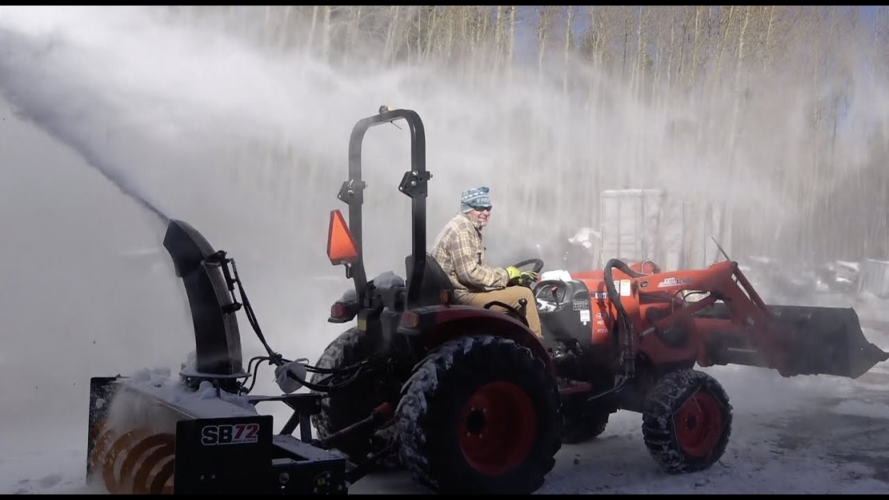 How does Woodmaxx SB72 Snowblower handle Drifted, Packed Snow and Wind?