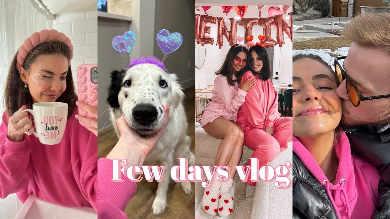 VLOG | days in my life, galentines party, running errands, exciting meeting, lots of editing, etc.