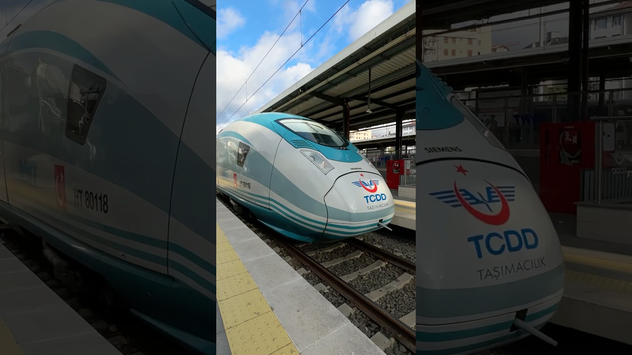 İstanbul Pendik - Y&uuml;ksek Hızlı Tren -YHT  #metro #tcdd #shorts
