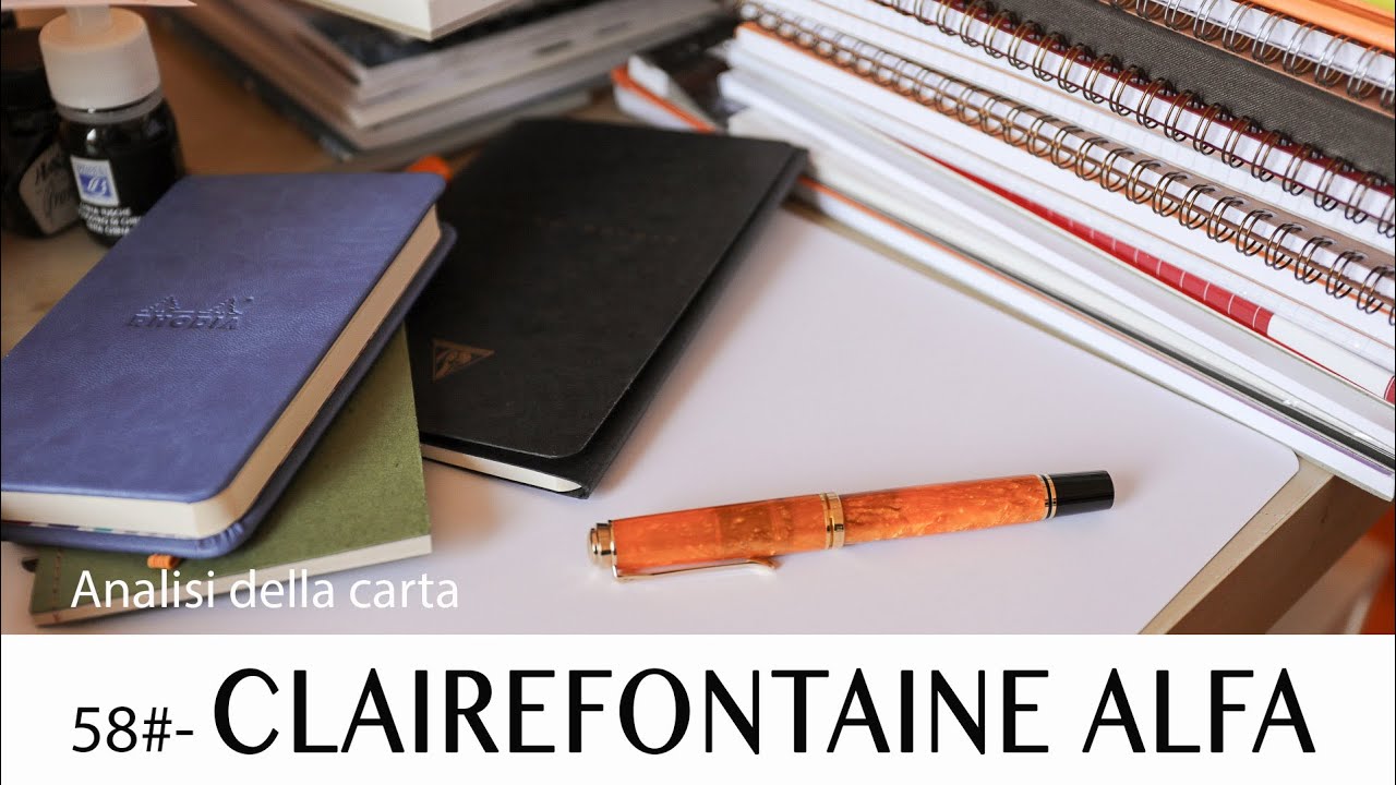58 carta e scrittura - Clairefontaine ALFA carta bianca