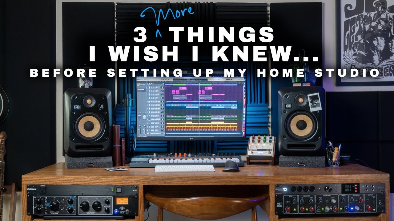 3 Things I wish I knew before setting up my Home Studio... PART 2