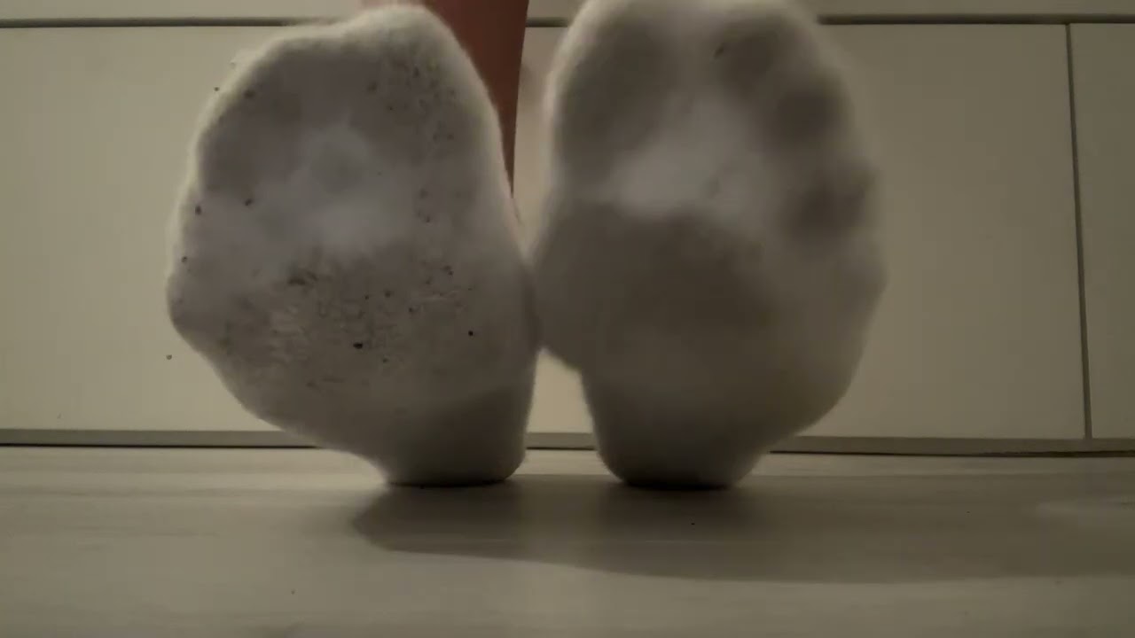 Dirty white socks