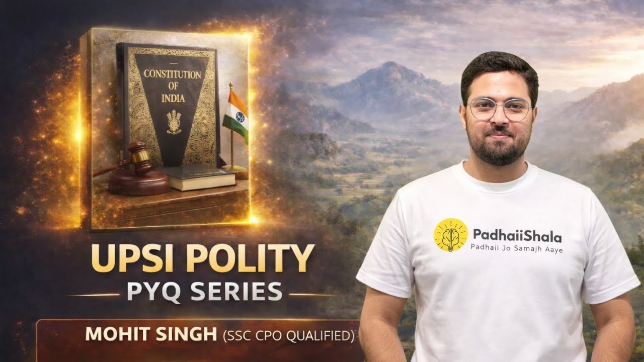 UPSI Polity PYQ Series 2026 | संविधान ke Most important pyq | Full Analysis 