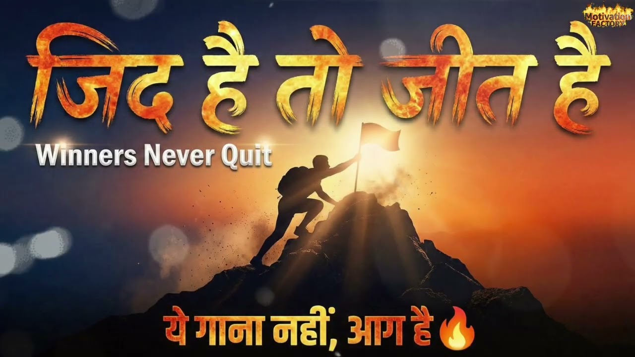 Failure से Fight करने वाला Song | जिद है तो जीत है | Powerful Song | Success, Focus & Never Give Up