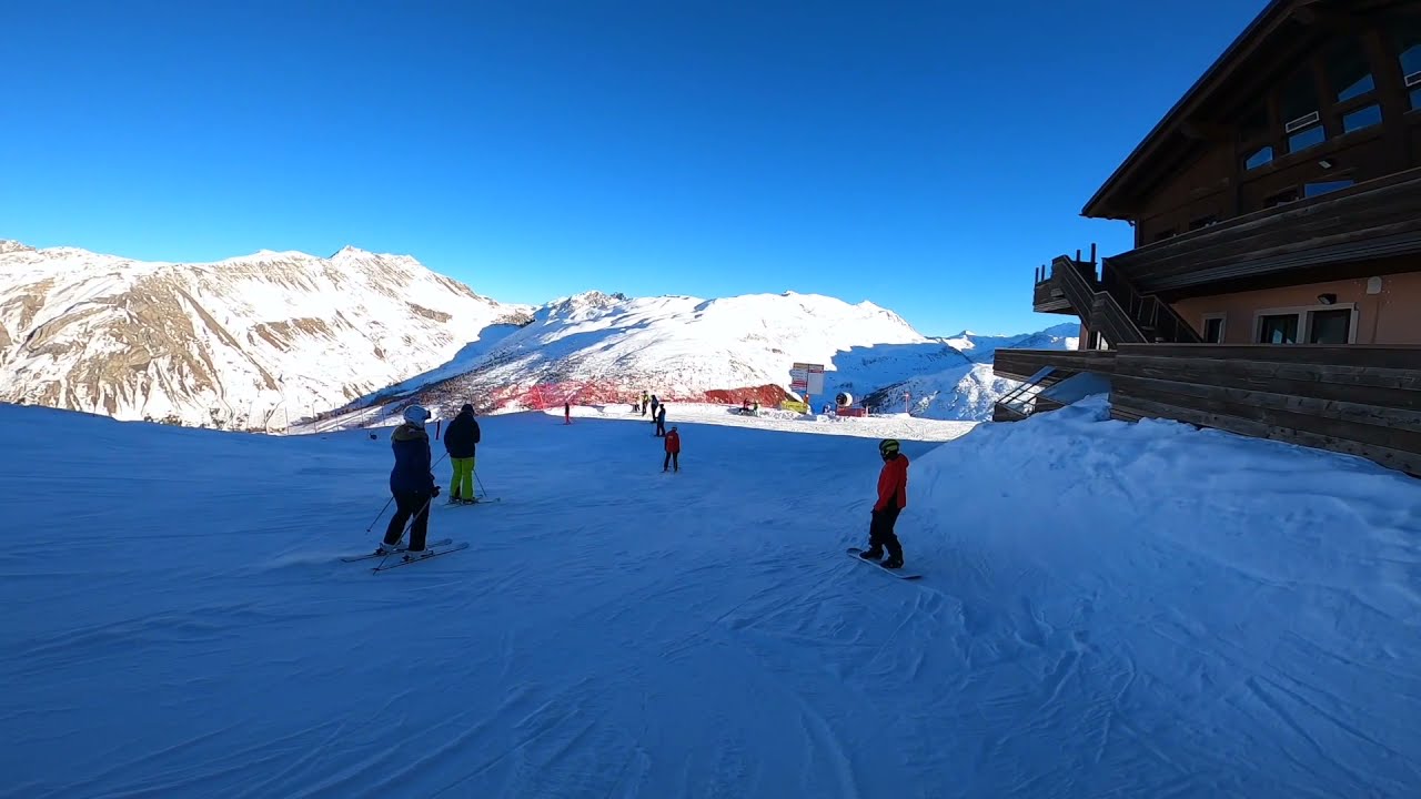 Livigno Monte della Neve blue run, middle station 2022