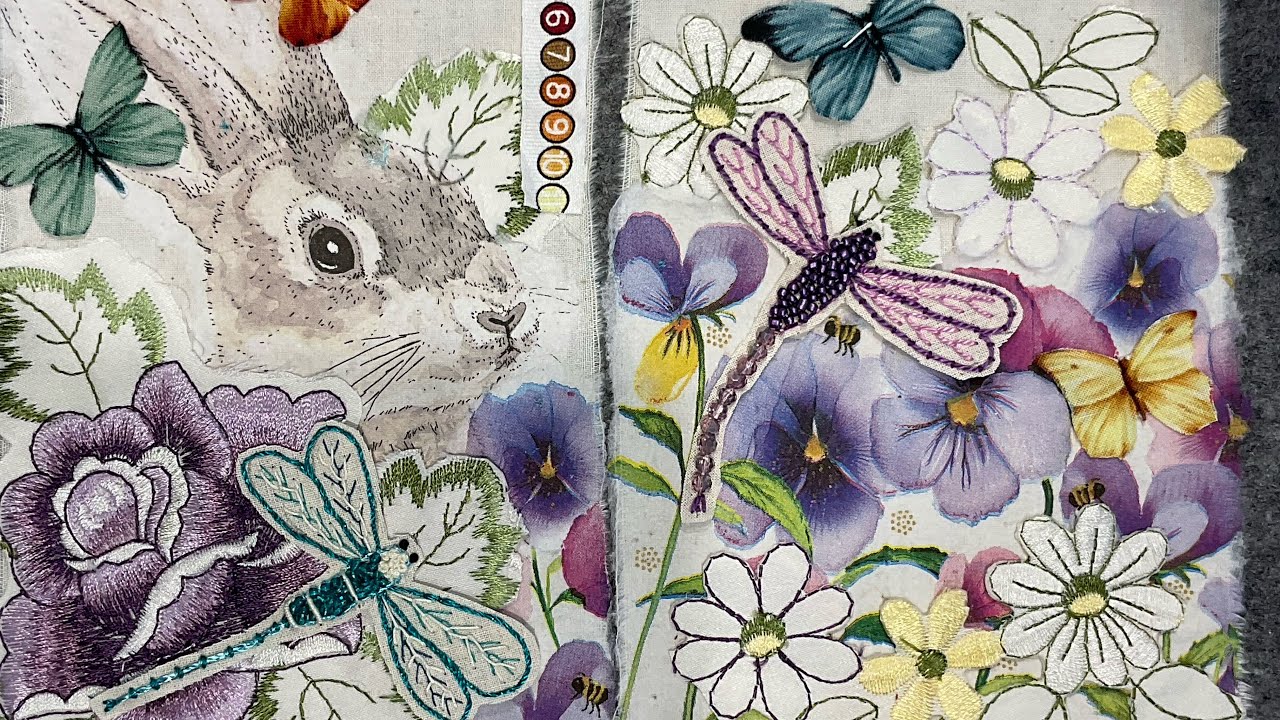 Part 24 Vol 6 Field Notes - Tribute to Edith Holden & By the Sea journal’s  #roxysjournalofstitchery