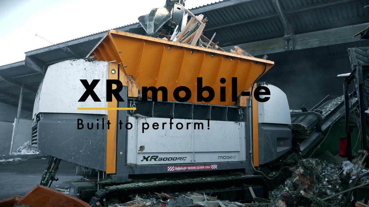 Wood shredder XR3000RC mobil-e: Built to perform!