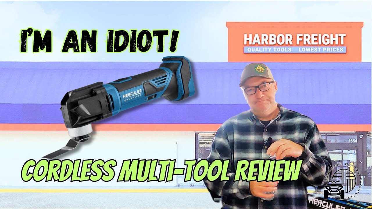 Hercules 20v Cordless Oscillating Multi-Tool | IS IT GOOD? | Harbor Freight Tool Review