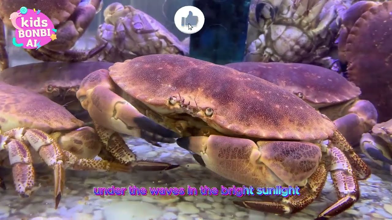 Crabby the Crab’s Adventure | Fun Kids Song | Kids Bonbi AI