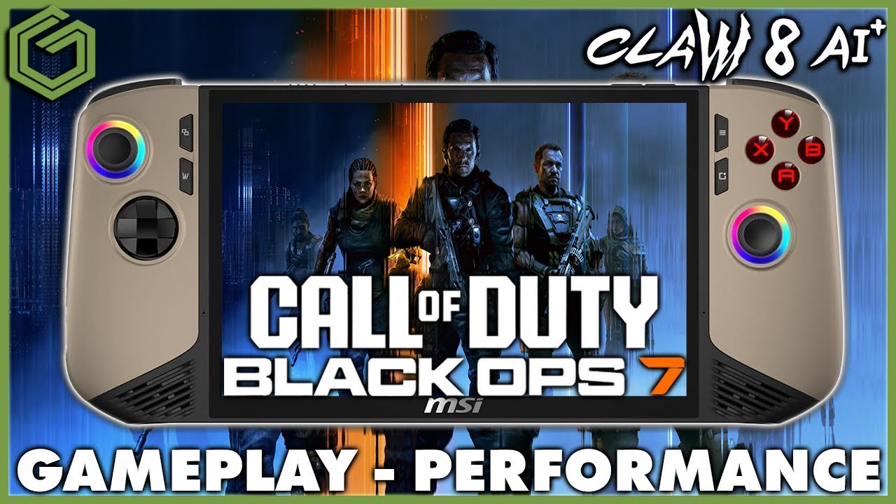 Протестирована производительность MSI Claw 8 AI+ в Call of Duty: Black Ops 7!