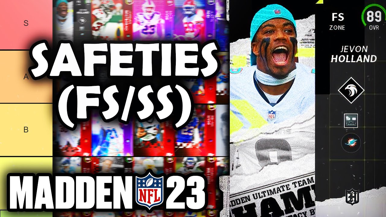 RANKING the BEST Safeties (FS/SS LAUNCH) in Madden 23 Ultimate Team (Tier List)
