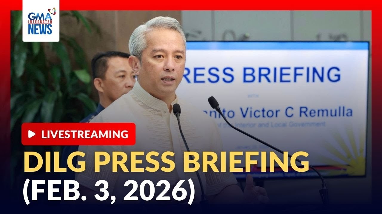 LIVE - DILG press conference (Feb. 3, 2026) | GMA Integrated News