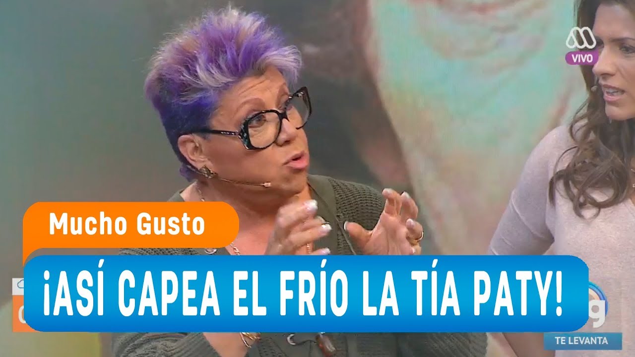 ¡Así capea el frío la tía Paty! - Mucho gusto 2018