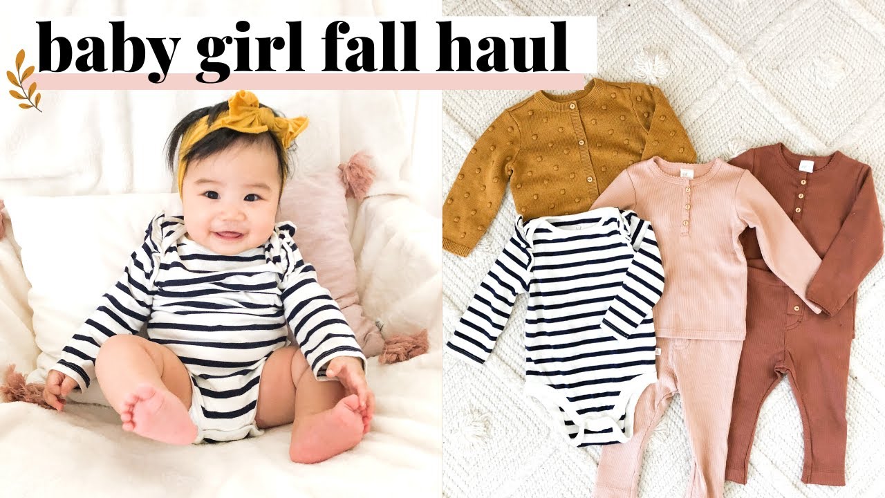 CUTE Baby Girl Fall Clothing Haul | Target + H&M