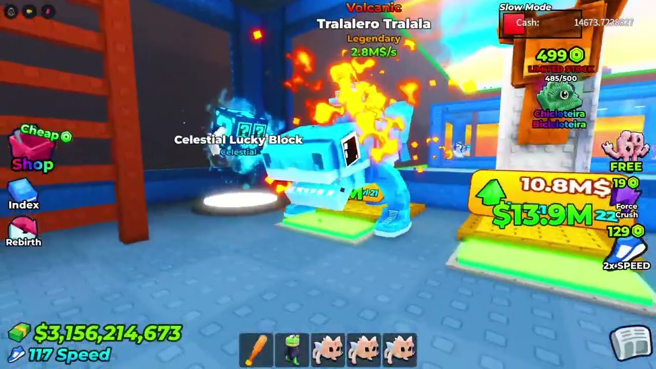 Escape getting crushed by brainrots