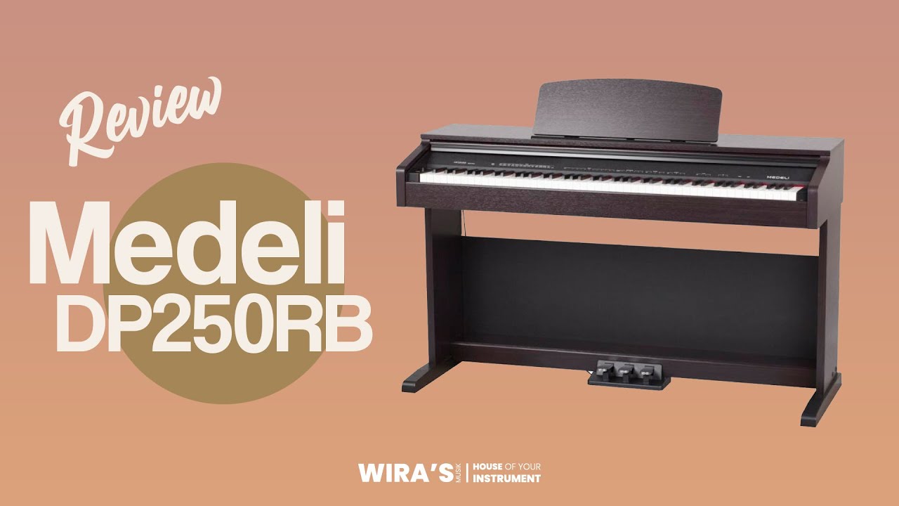 Digital Piano Medeli DP250RB. Merdu, Elegan, dan Murahhhh