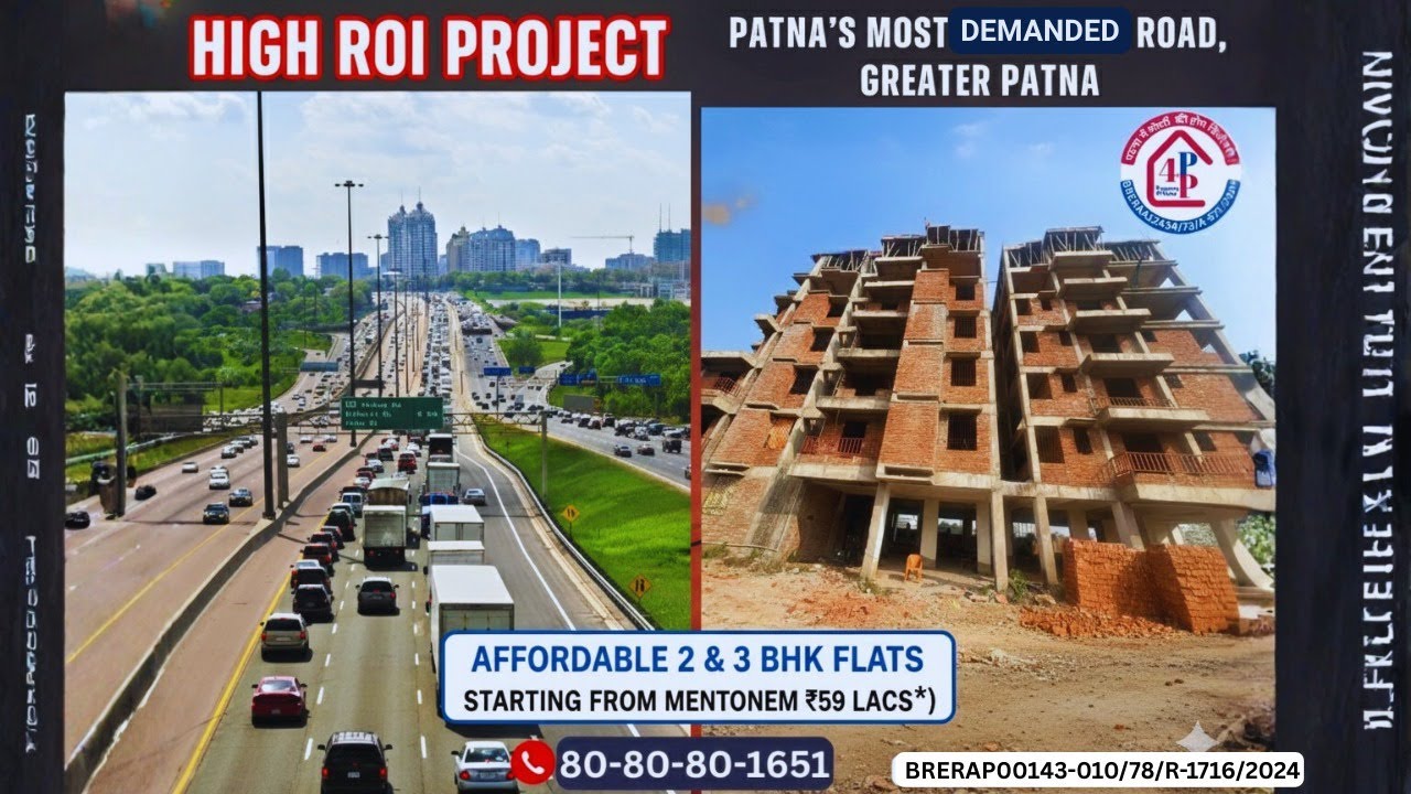 Huge Deal ! On Danapur-Bihta Affordable High ROI Property in Greater Patna 📞8080801651