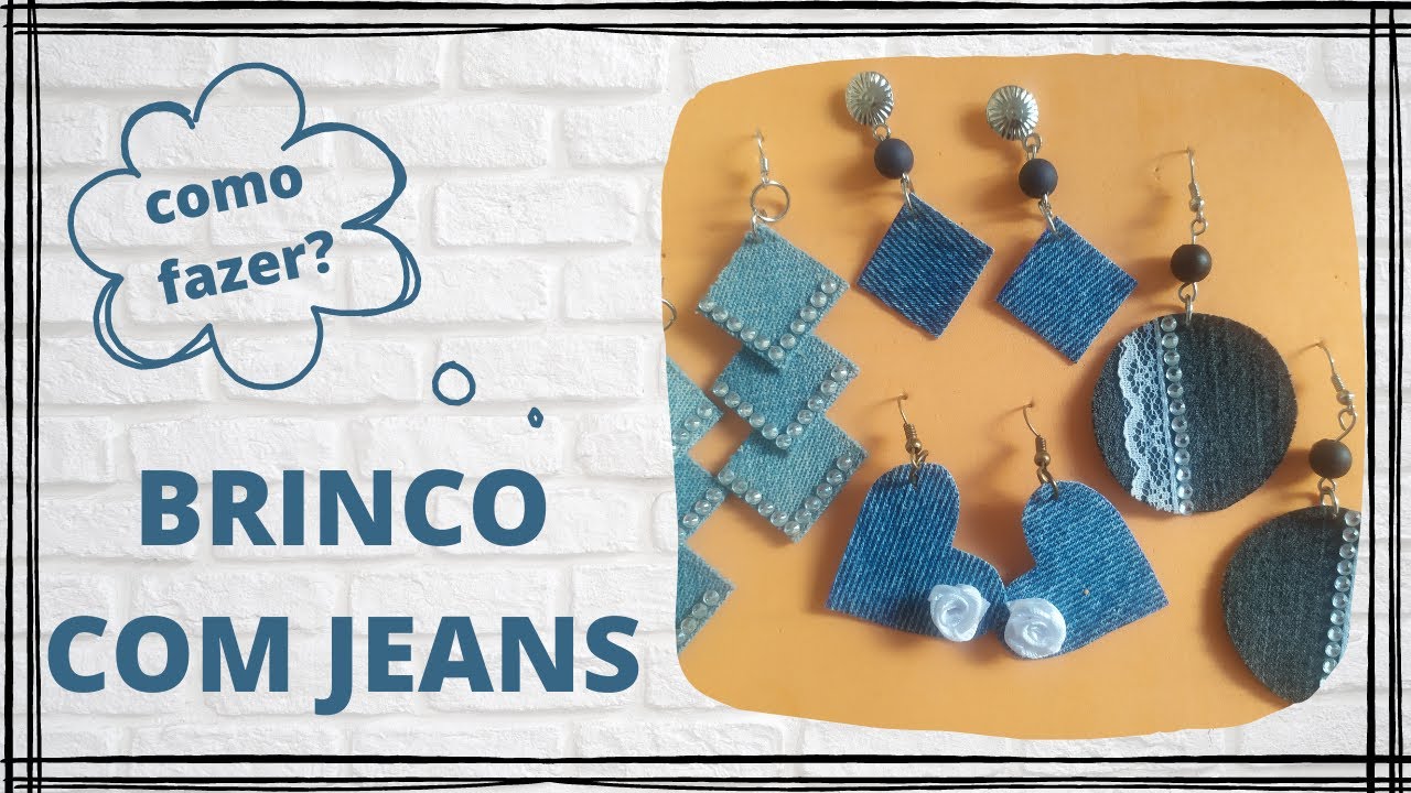 Brincos com Jeans - Upcycling