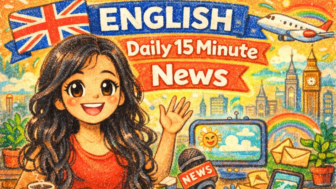 15 Minute Daily English News Reading Practice | Improve Pronunciation and Vocabulary