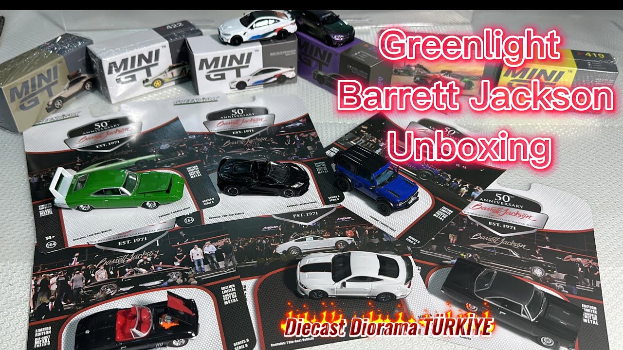Barrett Jackson Series 8 Greenlight Diecast Kutu Açılımı