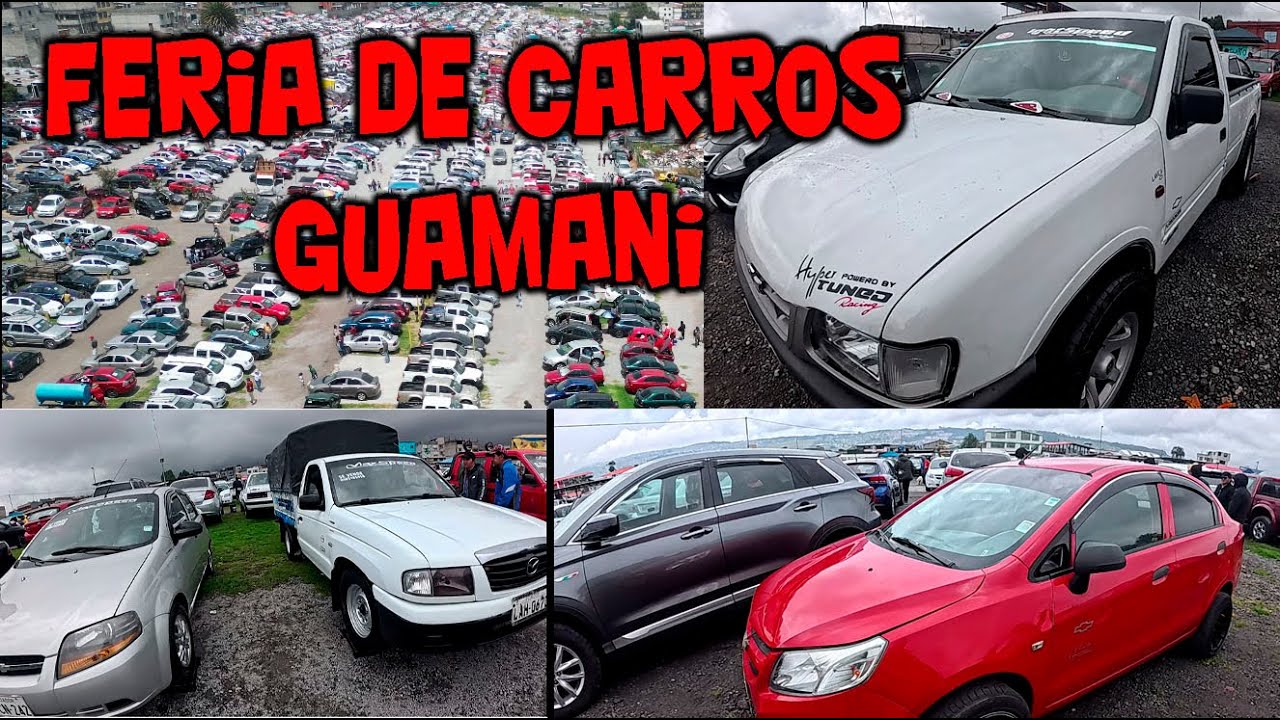 VARIEDAD DE CAMIONETAS Y AUTOS EN LA FERIA DE CARROS DE GUAMANI