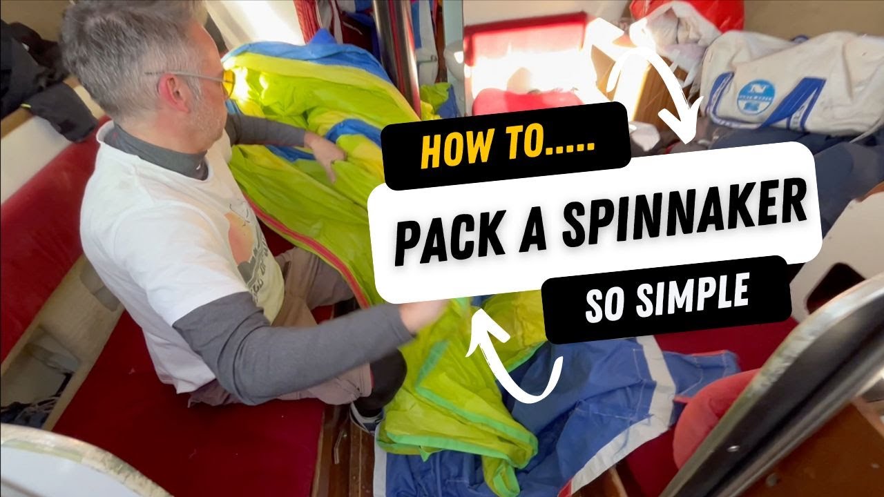 How to pack a spinnaker. Simple and easy