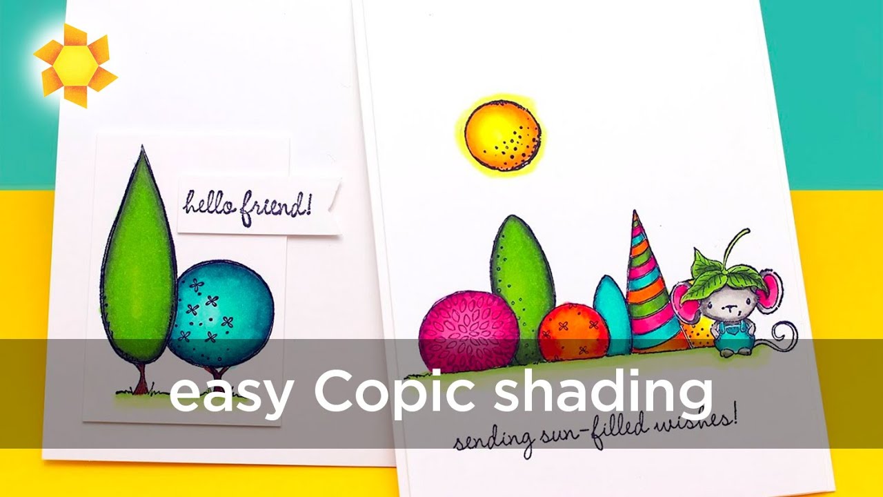 Easy Coloring with Copics (non-directional shading)
