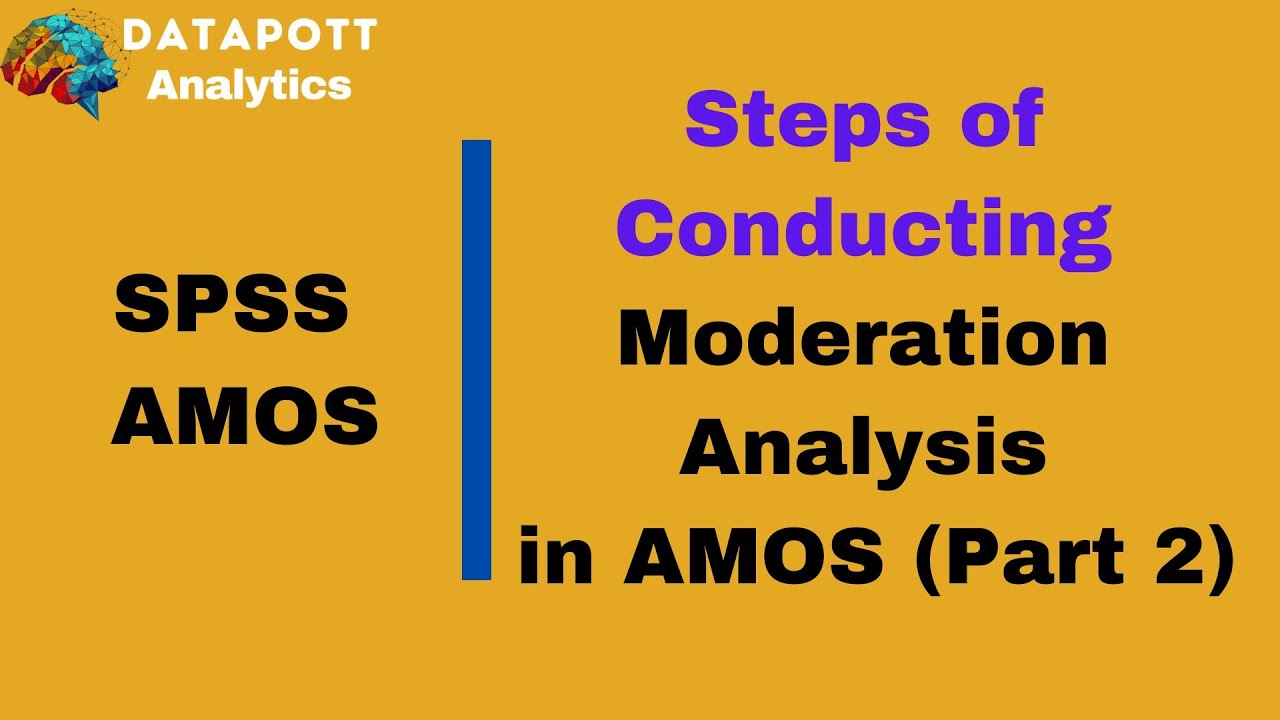 Этапы проведения анализа модерации в AMOS || Анализ модерации в AMOS #модерация #AMOS