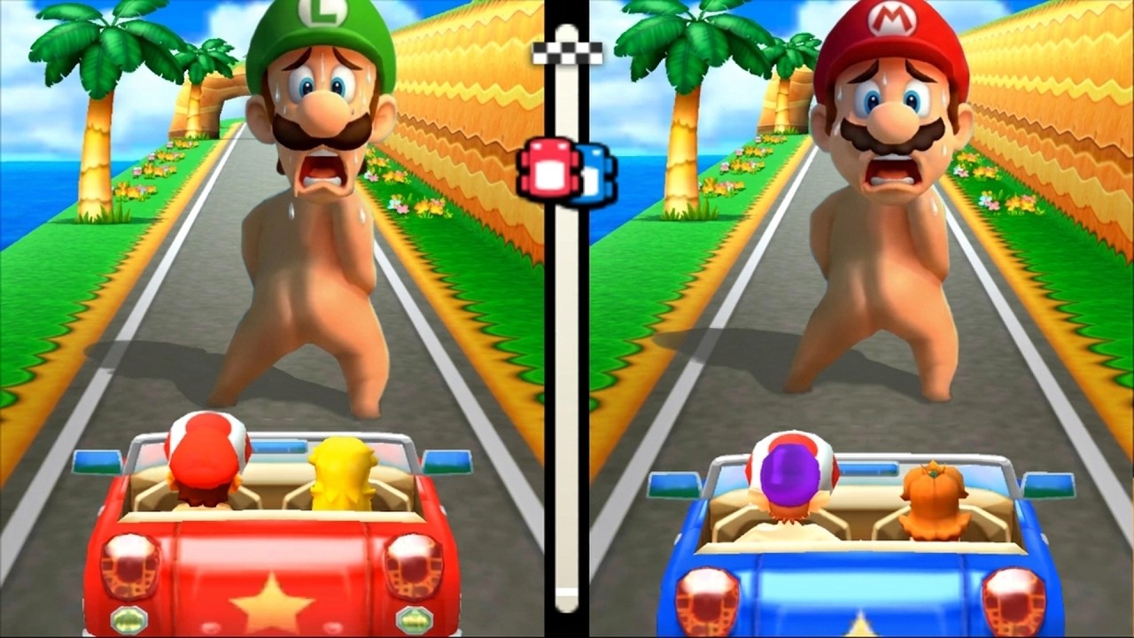 【3dsマリオパーティ100ミニゲームコレクション】ミニゲームマリオVsワルイージVsデイジーVsピーチ(最強CPU｢たつじん)