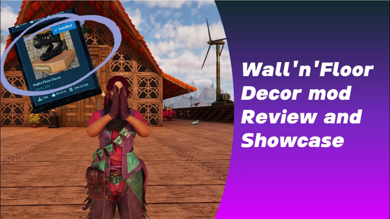 Transform Your Ark Base: Wall'n'Floor Decor mod review and some showcase 