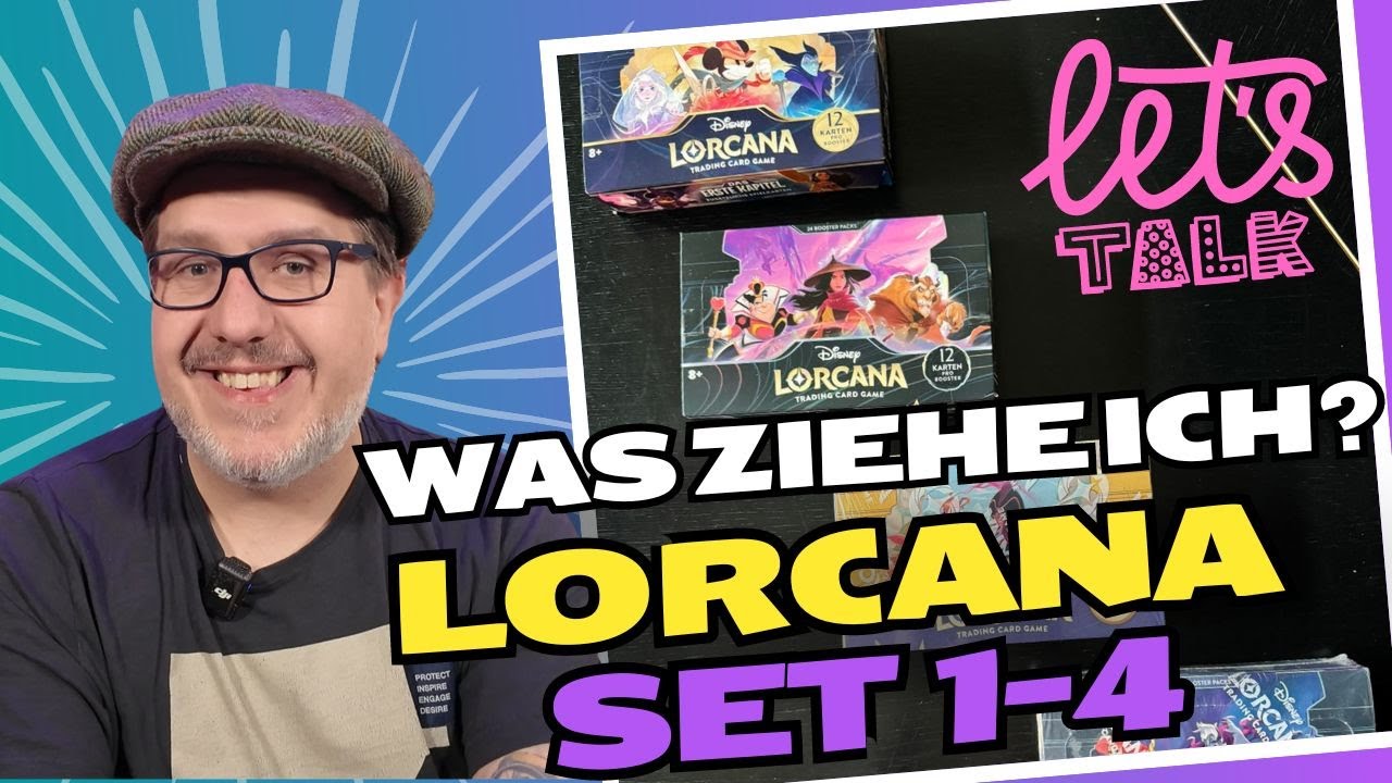 LORCANA Rückblick - ich packe JEDES Display Set 1-4 aus + RealTalk