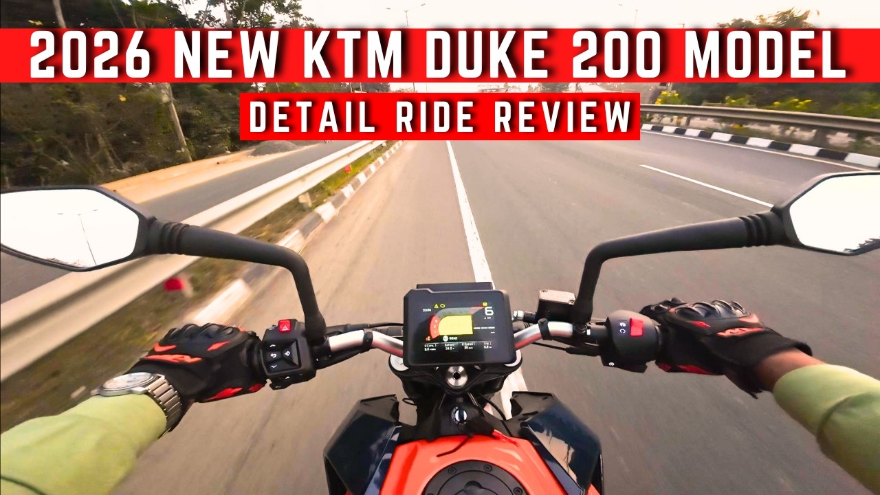 Finally 2026 KTM Duke 200 Atlantic Blue Color Ride Review | Better Than Pulsr NS 200 & RTR 200 ??