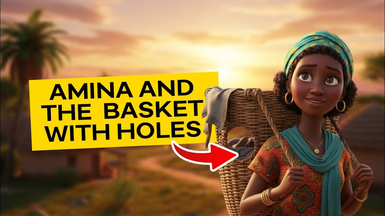 AMINA AND THE BASKET WITH HOLES. | A Short African Folktale with a Powerful Life Lesson