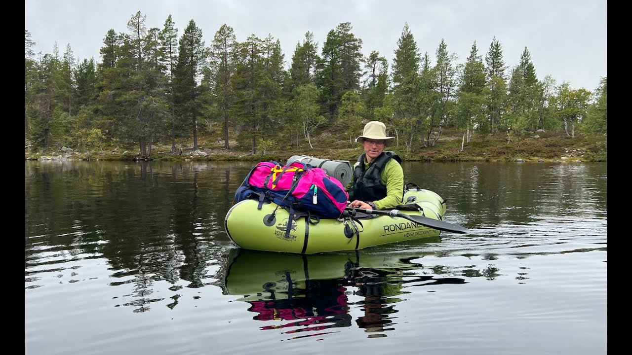 Packraft och vandring i Rogen sensommar 2023