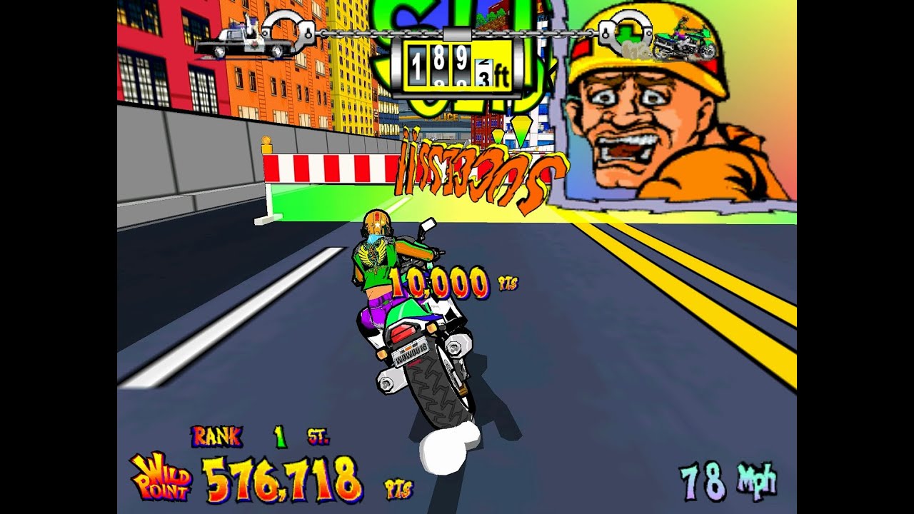 Wild Riders arcade 60fps