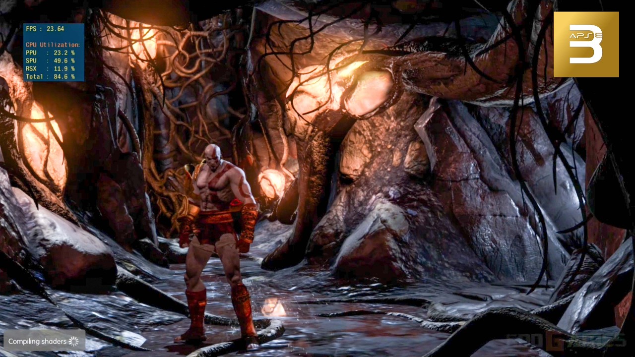 God of War III PS3 Emulator on Android / SD8 Elite / Turnip Gen8 V25 / Ingame (aPS3e 1.36)