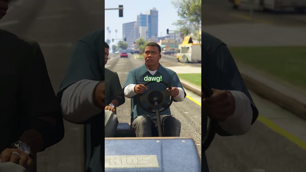 Franklin And Lamar Tried To Form A Gang #gta5 #gtav #gtaonline