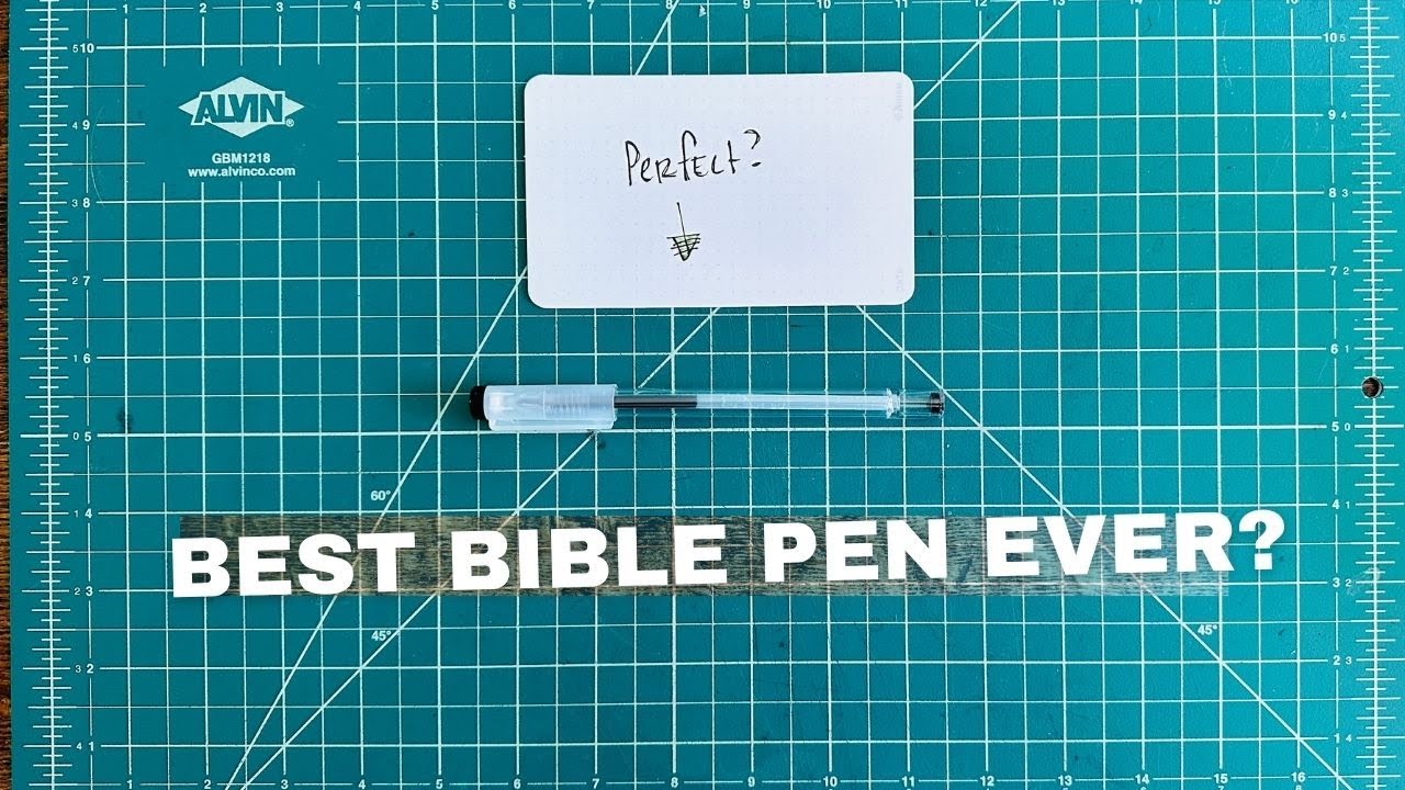 Is this the best bible pen ever? #biblejournaling