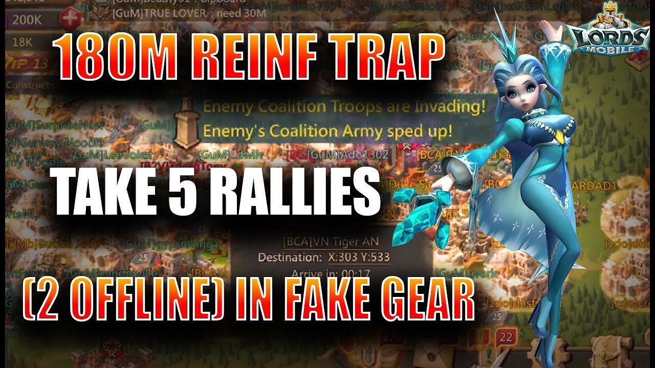 MY 180M REINF  TRAP TAKE 5 RALLIES VS MYTHIC PLAYERS (2 OFFLINE IN CONSTRUCTION GEAR)