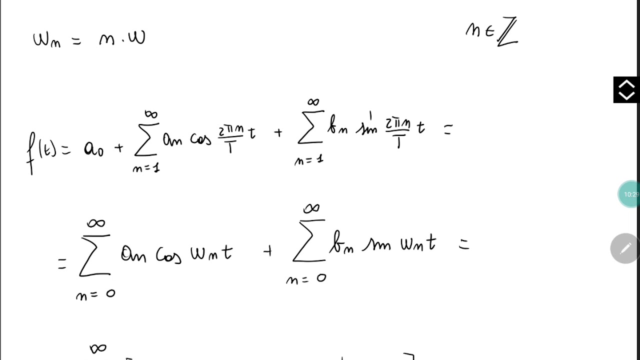 La serie e la trasformata di Fourier: #4 La serie di Fourier in forma complessa (full HD)