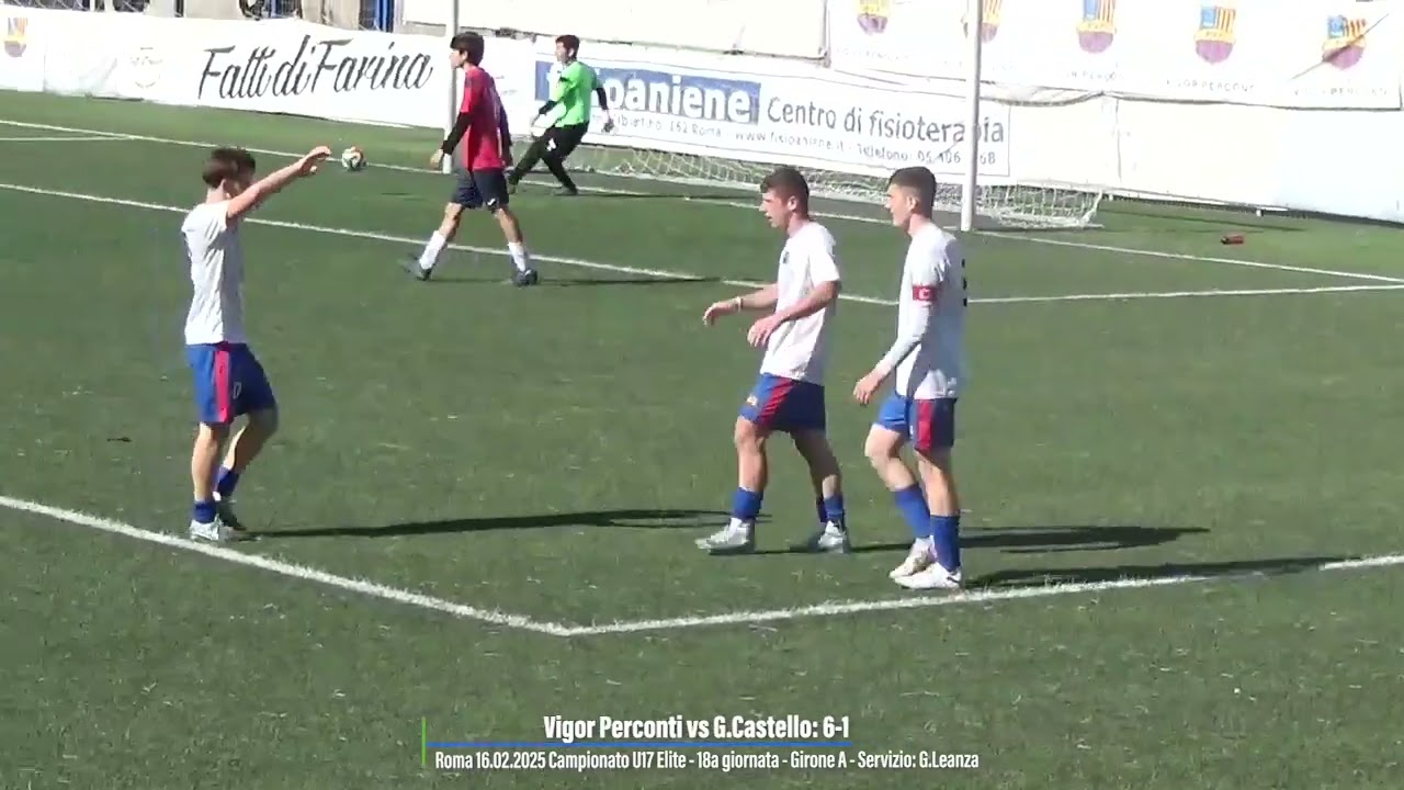 Vigor Perconti vs G.Castello 6-1 Campionato U17 Elite - Highlights 15.02.25