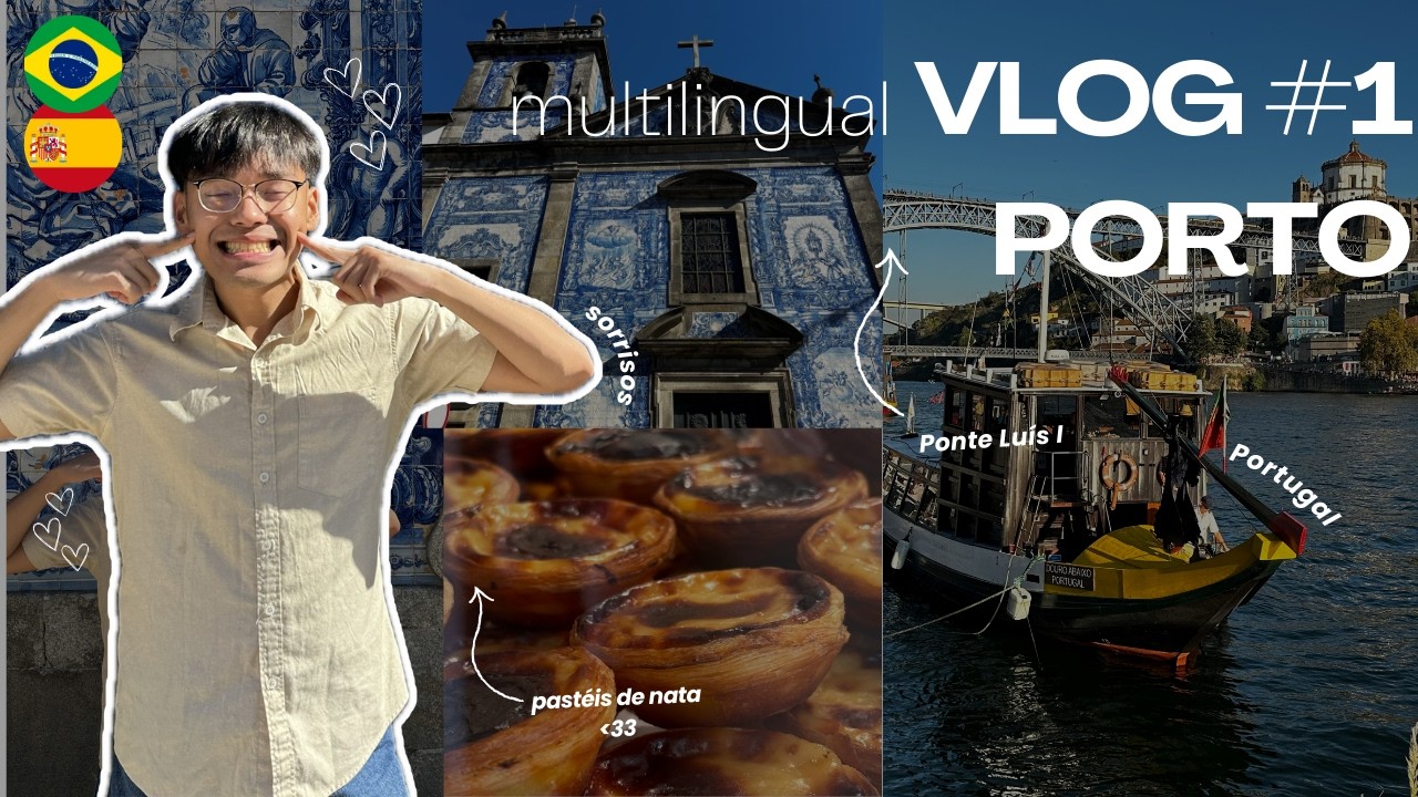 Speaking Portuguese in Porto, Portugal  🇵🇹 | multilingual vlog series