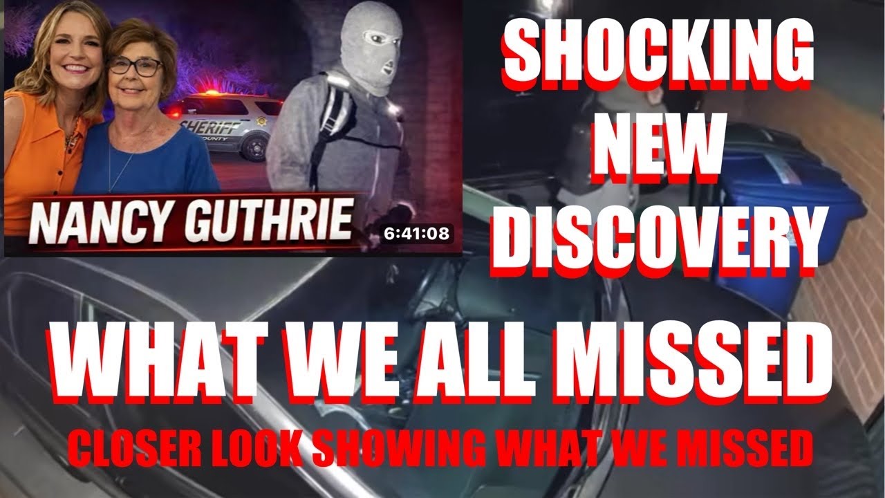 BREAKING NEWS! NEW EVIDENCE FOR NANCY GUTHRIE KIDNAPPING!