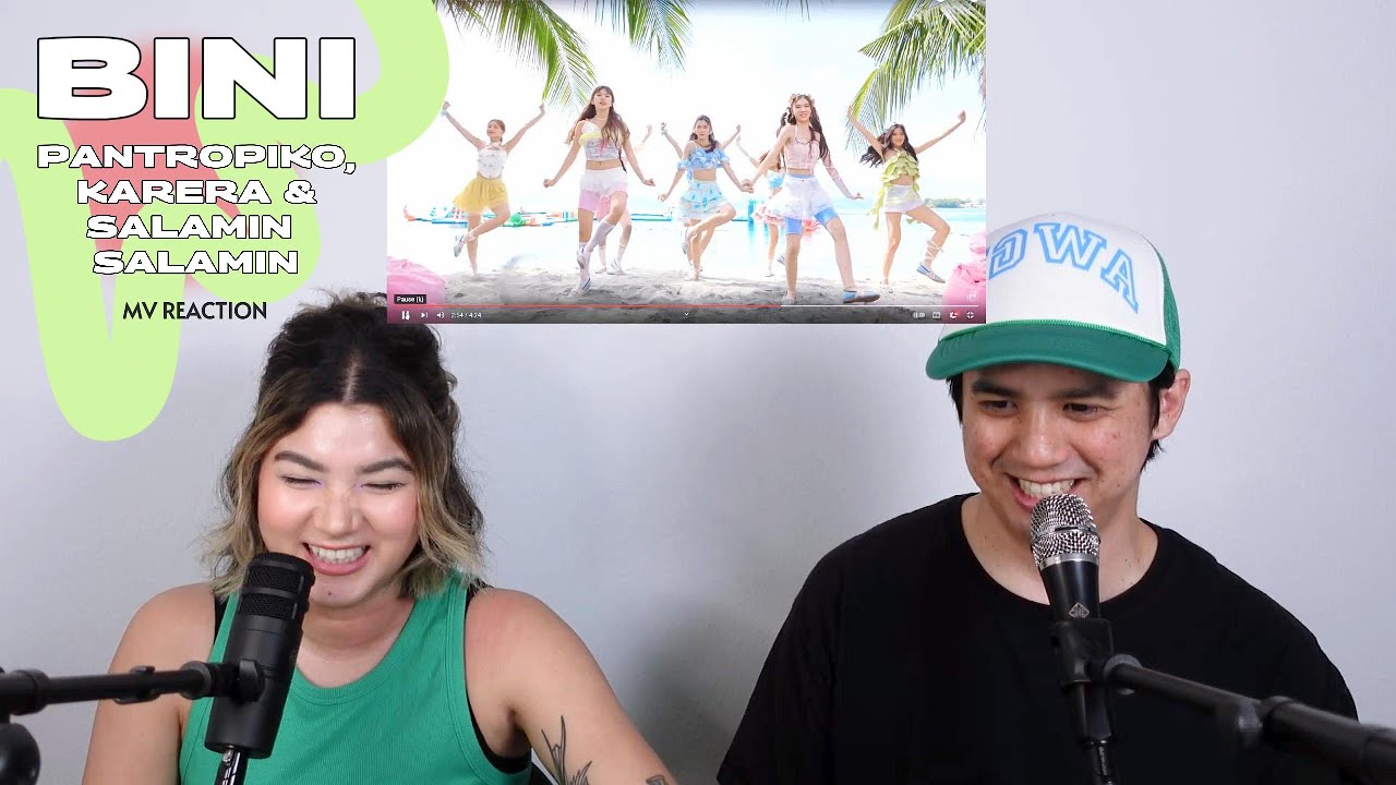 Fil-Am Couple Reacts to BINI—Pantropiko, Karera, Salamin Salamin (M/Vs)