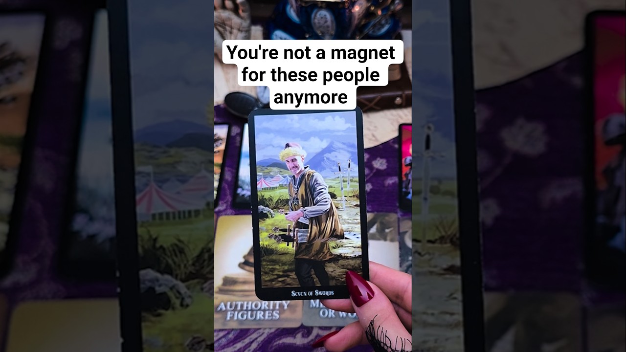 You're not a magnet for these people anymore 