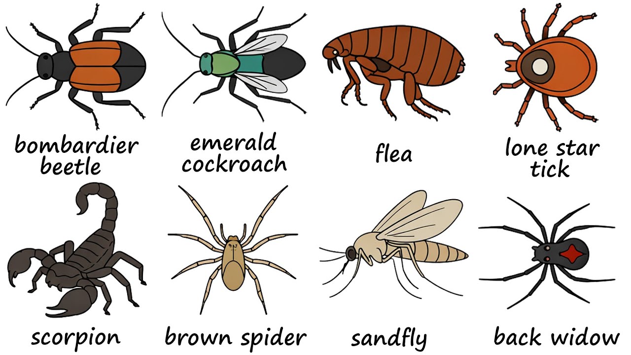 Every DEADLIEST Insects Explained in 14 Minutes