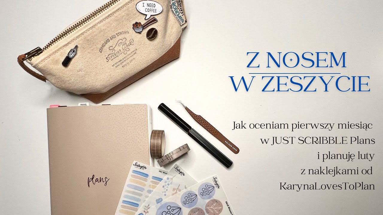 Co sądzę o Just Scribble Plans po miesiącu użytkowania | Planuję luty z Winter Florals