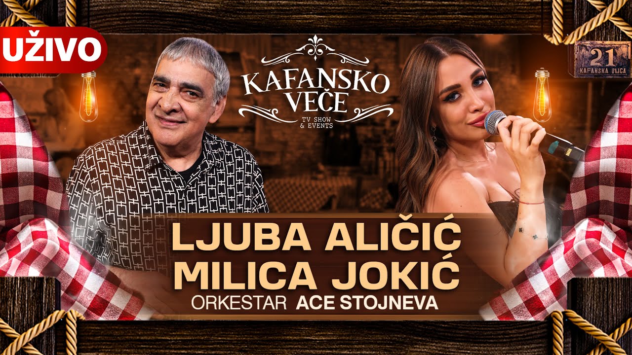 KAFANSKO VECE - LJUBA ALICIC I MILICA JOKIC | UZIVO | (ORK. ACA STOJNEV) | OTV VALENTINO | 2023